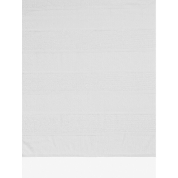 Linen House V.Stripe B.Towels Towel Collection White