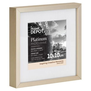 Frame Depot Platinum Frames Gold 10 x 10 cm