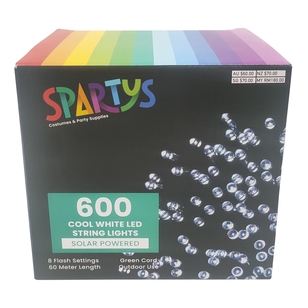 Spartys 600 Solar Lights Cool 61 m