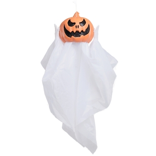 Spooky Hollow Hanging Peek-A-Boo Pumpkin Decoration Multicoloured