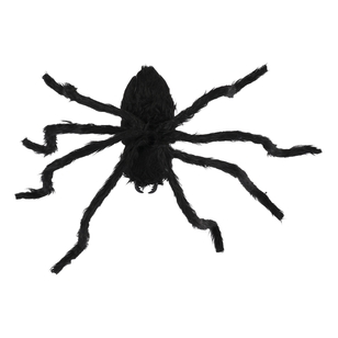 Spooky Hollow Animated Spider Decoration Black