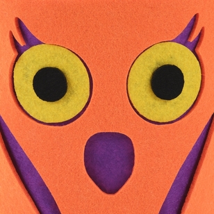 Spooky Hollow Felt Bucket Purple