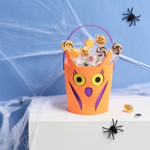 Spooky Hollow Felt Bucket Purple