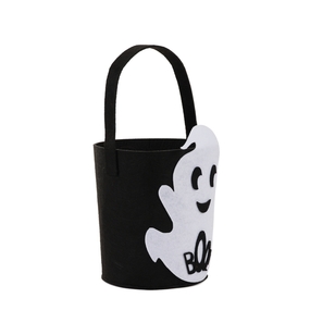 Spooky Hollow Felt Bucket Black