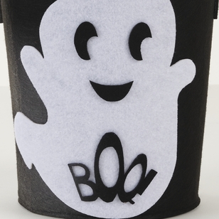 Spooky Hollow Felt Bucket Black