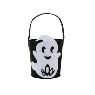 Spooky Hollow Felt Bucket Black