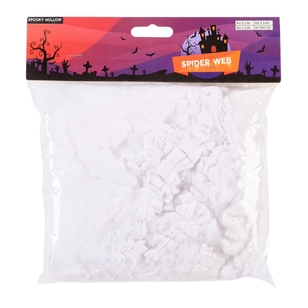 Spooky Hollow Spider Web Decoration White 60 g