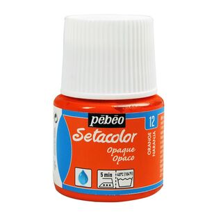 Pebeo Setacolour Opaque Fabric Paint Orange 45 mL