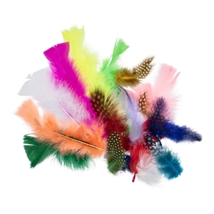 Shamrock Craft Multi Feathers Multicoloured 25 g