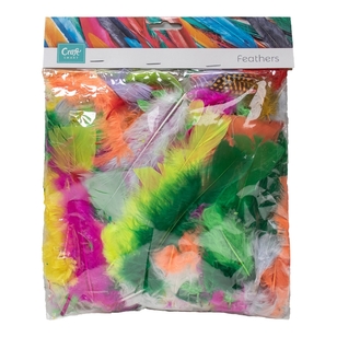 Shamrock Craft Multi Feathers Multicoloured 25 g