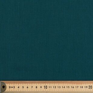 Plain 112 cm Cotton Linen Fabric Atlantic Deep 112 cm