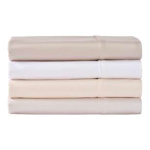KOO Elite 1000 Thread Count Cotton Flat Sheet White