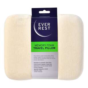 Ever Rest Memory Foam Travel Pillow Natural Travel