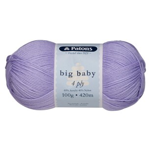 Patons Big Baby 4 Ply Yarn 100 g Mauve 100 g