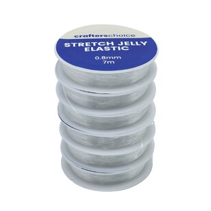 Crafters Choice Stretch Jelly Elastic Pack Clear