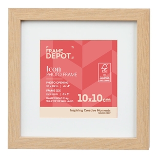 Frame Depot Icon 10 x 10 cm Frame Natural 10 x 10 cm