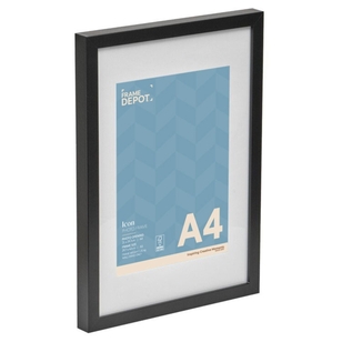 Frame Depot Icon A4 Frame Black A4