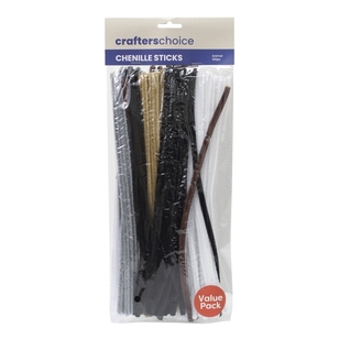 Crafters Choice Chenille Sticks Value Pack Animal 6 mm