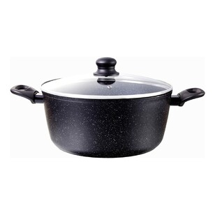 Equip Marble Casserole Pot With Lid Black