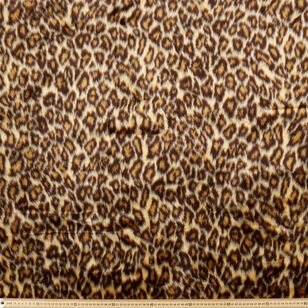 Leopard Craft 148 cm Faux Fur Fabric Multicoloured 148 cm
