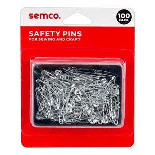 Semco Assorted Safety Pins Silver