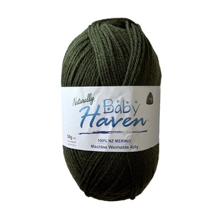Naturally Baby Haven 4 Ply Yarn Olive 50 g
