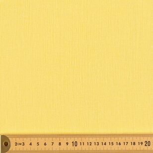 Plain 110 cm Premium Cotton Cheesecloth Fabric Lemon Meringue 110 cm