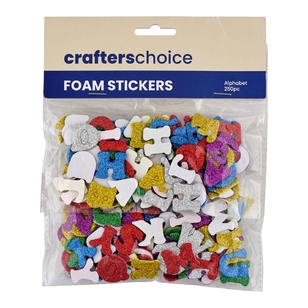 Crafters Choice Mixed Star Foam Shapes Multicoloured