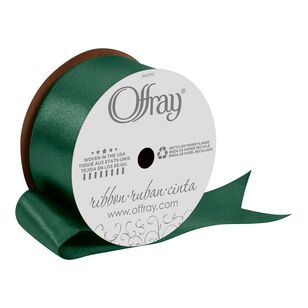 Wired Offray Chantel Ribbon White Forest 38 mm x 2.7 m