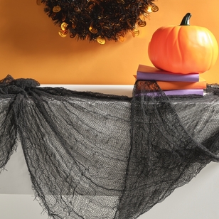 Spooky Hollow Spooky Fabric Black 1.9 m x 76 cm