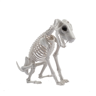 Spooky Hollow Skeleton Dog Sitting Natural