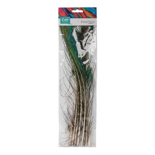 Craftsmart Peacock Swords Feather 8 Pack Peacock