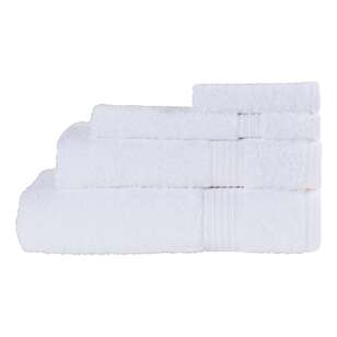 Luxury Living Ultra Plush Towel Collection Bright White