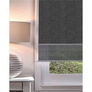 Gummerson Neutrals Dual Roller Blind Charcoal