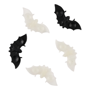 Spooky Hollow Bat Creepy Crawlies 12 Pack Black