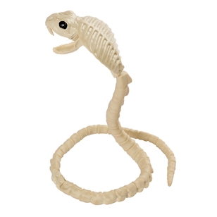 Spooky Hollow Snake Skeleton White