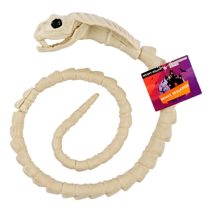 Spooky Hollow Snake Skeleton White