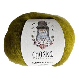 Chaska Alpaca Air 12 Ply 50 g Yarn Moss 50 g