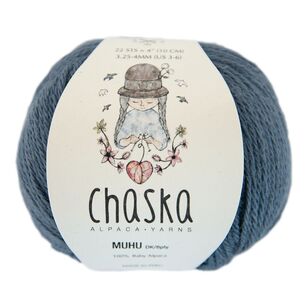 Chaska Muhu 8 Ply 50G Yarn Denim 761 50 g