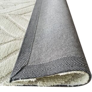 KOO Lotus 160 x 230 cm Jacquard Rug Taupe 160 x 230 cm