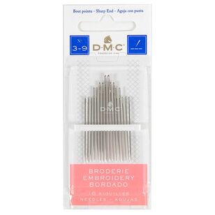 DMC Embroidery Needles #3-9 Nickel 3-9