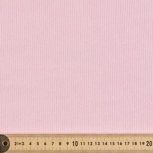 Plain 60 cm Sports Active Ribbing Fabric Pink 60 cm