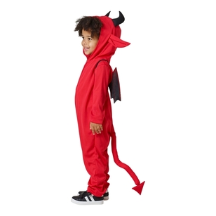 Spooky Hollow Devil Toddler Costume Red & Black 1 - 3 Years