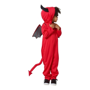 Spooky Hollow Devil Toddler Costume Red & Black 1 - 3 Years