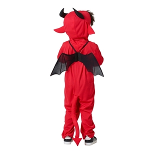 Spooky Hollow Devil Toddler Costume Red & Black 1 - 3 Years