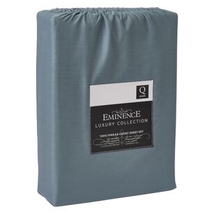 Eminence 1500 Thread Count Cotton Rich Sheet Set Blue King