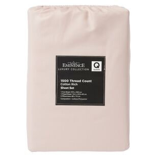 Eminence 1500 Thread Count Cotton Rich Sheet Set Pink