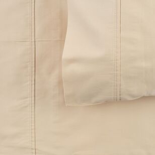 KOO 500 Thread Count Egyptian Cotton Sheet Set Beige Queen