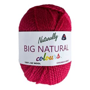 Naturally Big Natural Colours 14 Ply Yarn Hot Pink 150 g