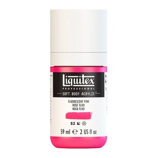 Liquitex Professional Soft Body Acrylic Paint Series 2 Fluorescent Pink 59 mL